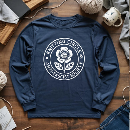 Knitting Circle Long Sleeve T-shirt