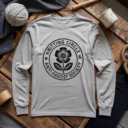 Knitting Circle Long Sleeve T-shirt