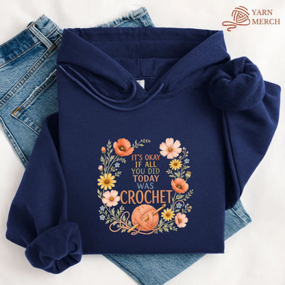 If All Today Was Crochet Hoodie
