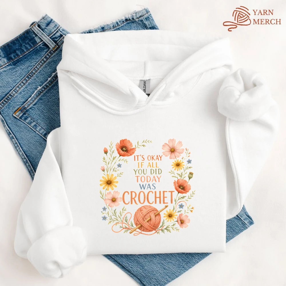 If All Today Was Crochet Hoodie