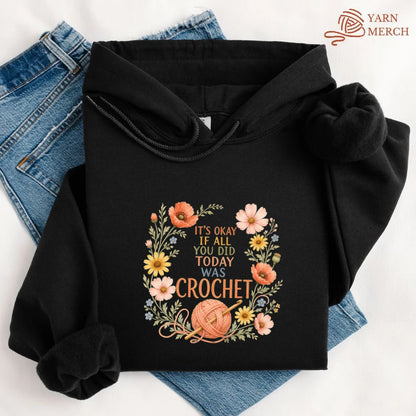 If All Today Was Crochet Hoodie
