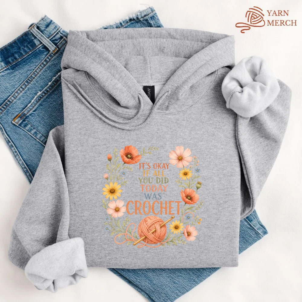 If All Today Was Crochet Hoodie