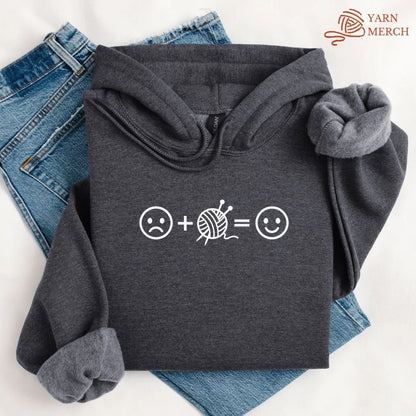 Knitting Happiness Equation Hoodie