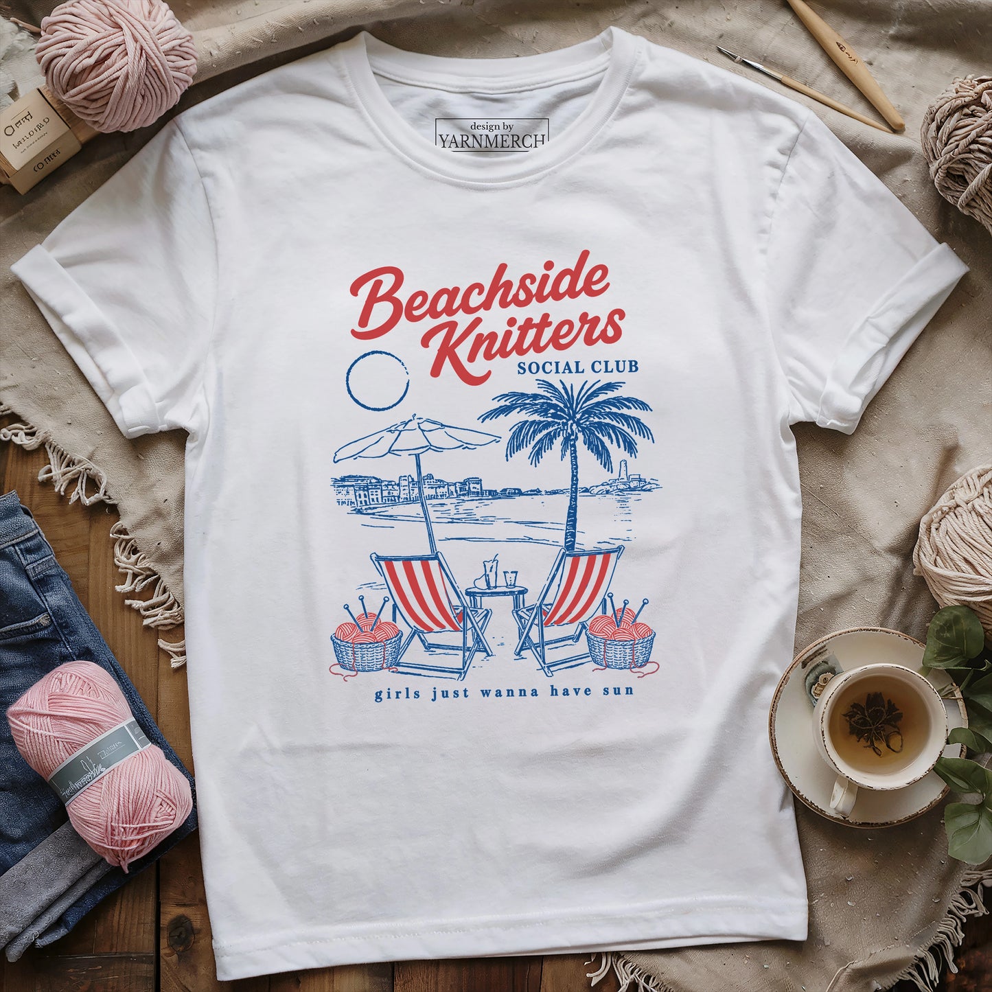 Beachside Knitters Social Club T-shirt