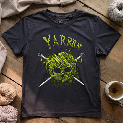YARRRN Skull Knitting T-shirt