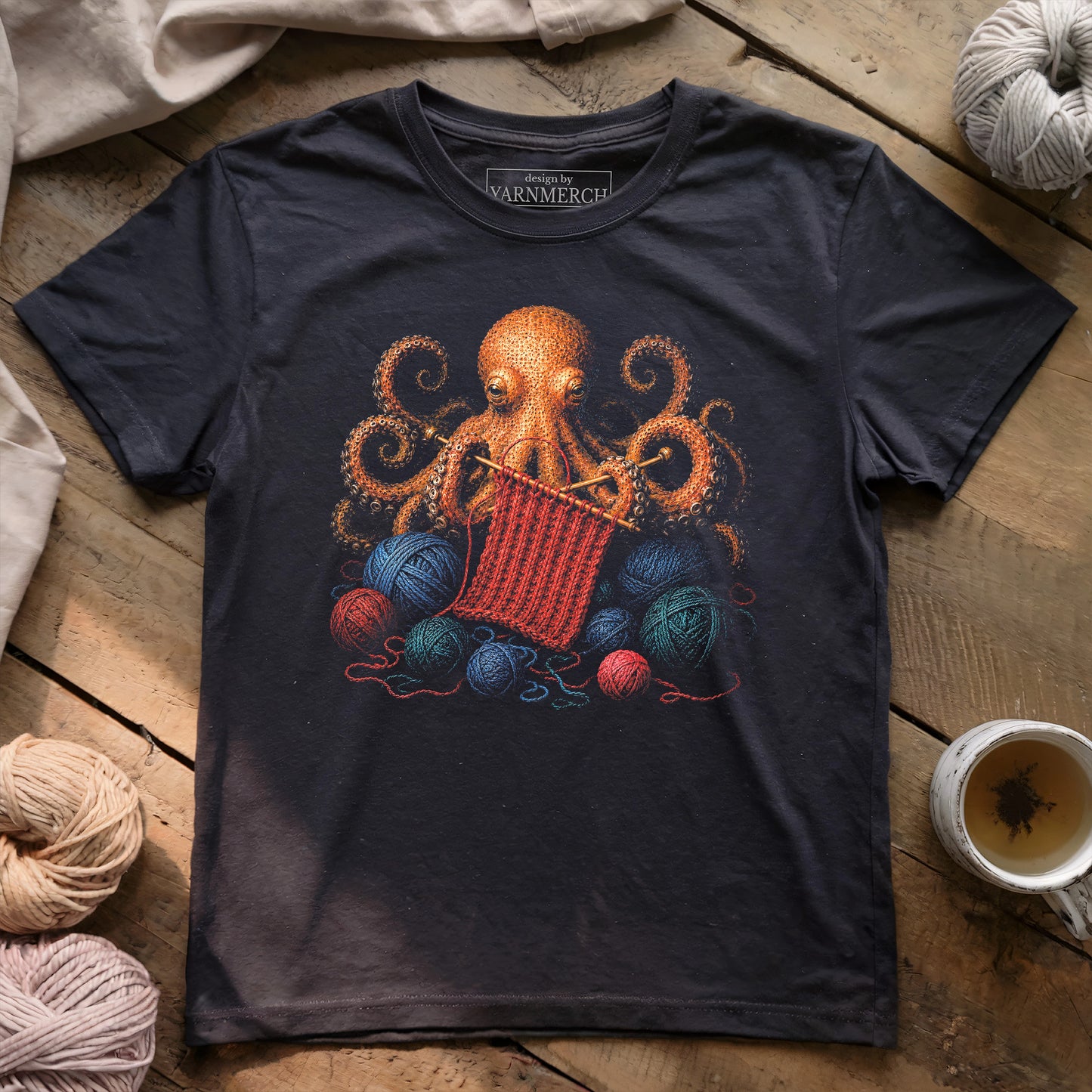 Knitting Octopus T-shirt