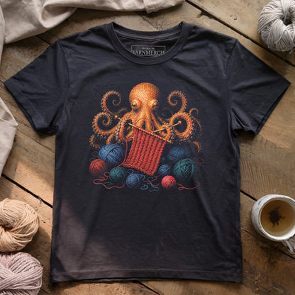 Knitting Octopus T-shirt