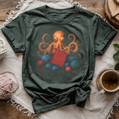 Knitting Octopus T-shirt