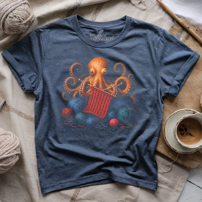 Knitting Octopus T-shirt