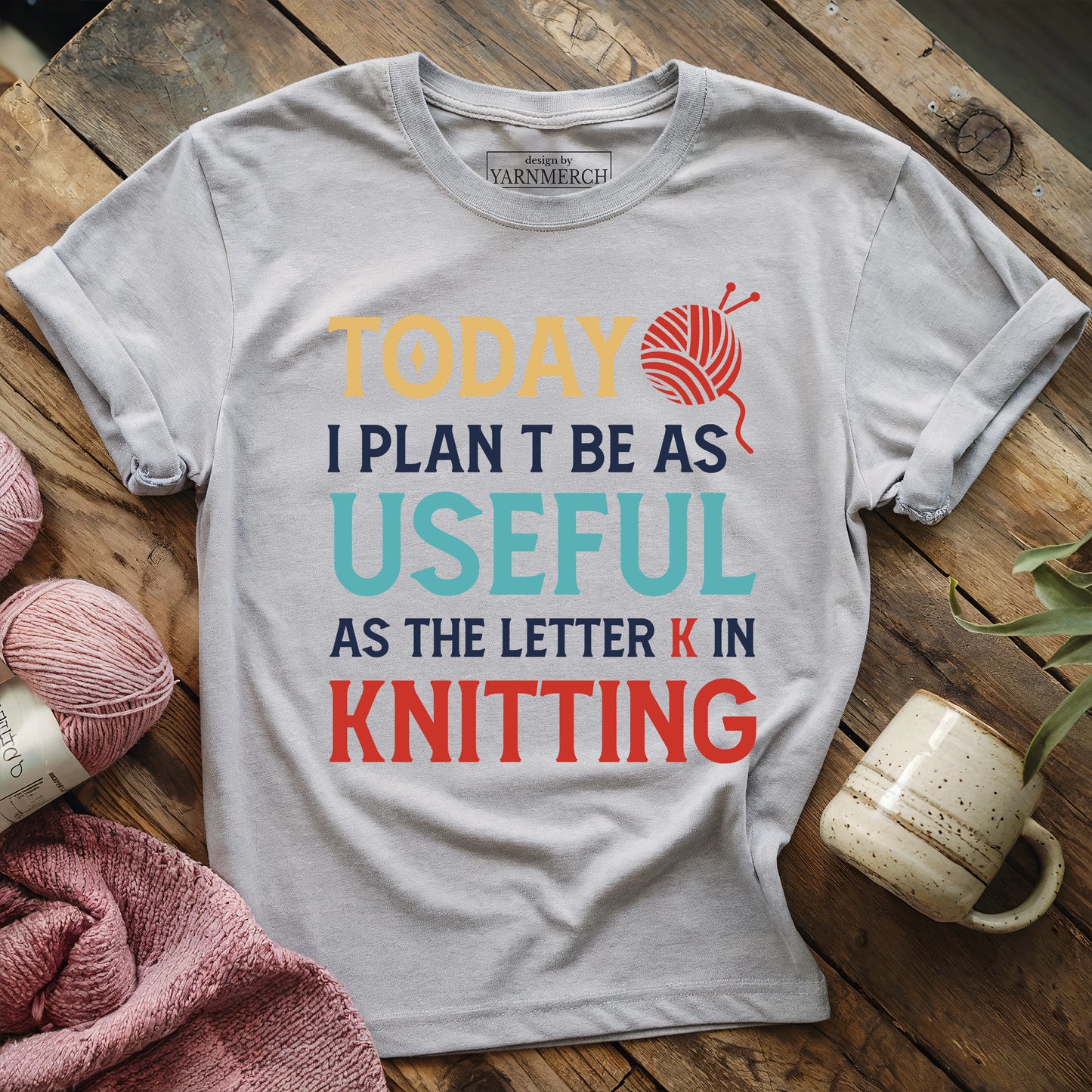 K in Knitting T-shirt