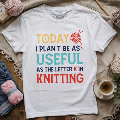 K in Knitting T-shirt