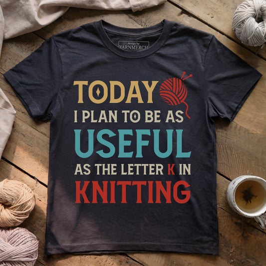 K in Knitting T-shirt