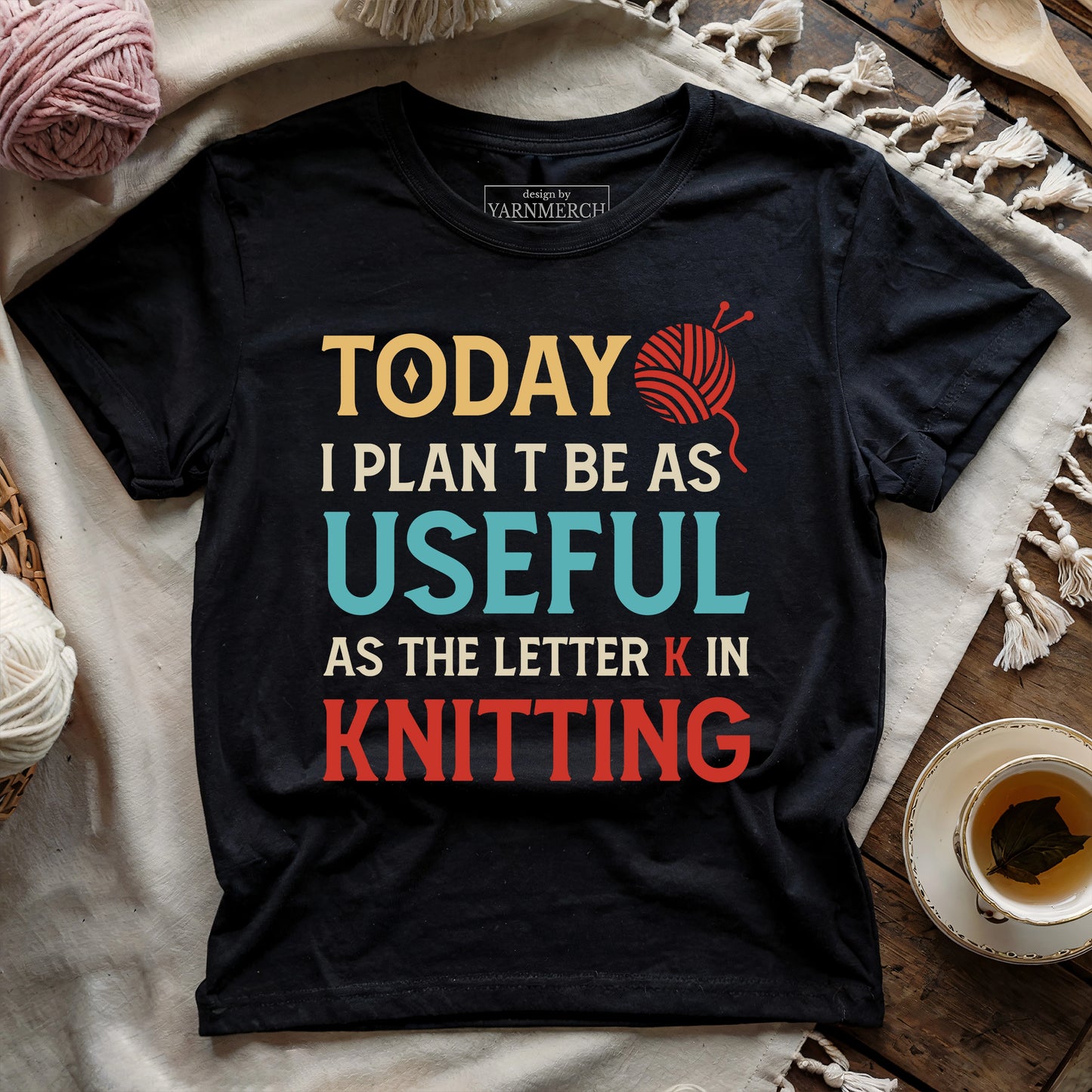 K in Knitting T-shirt