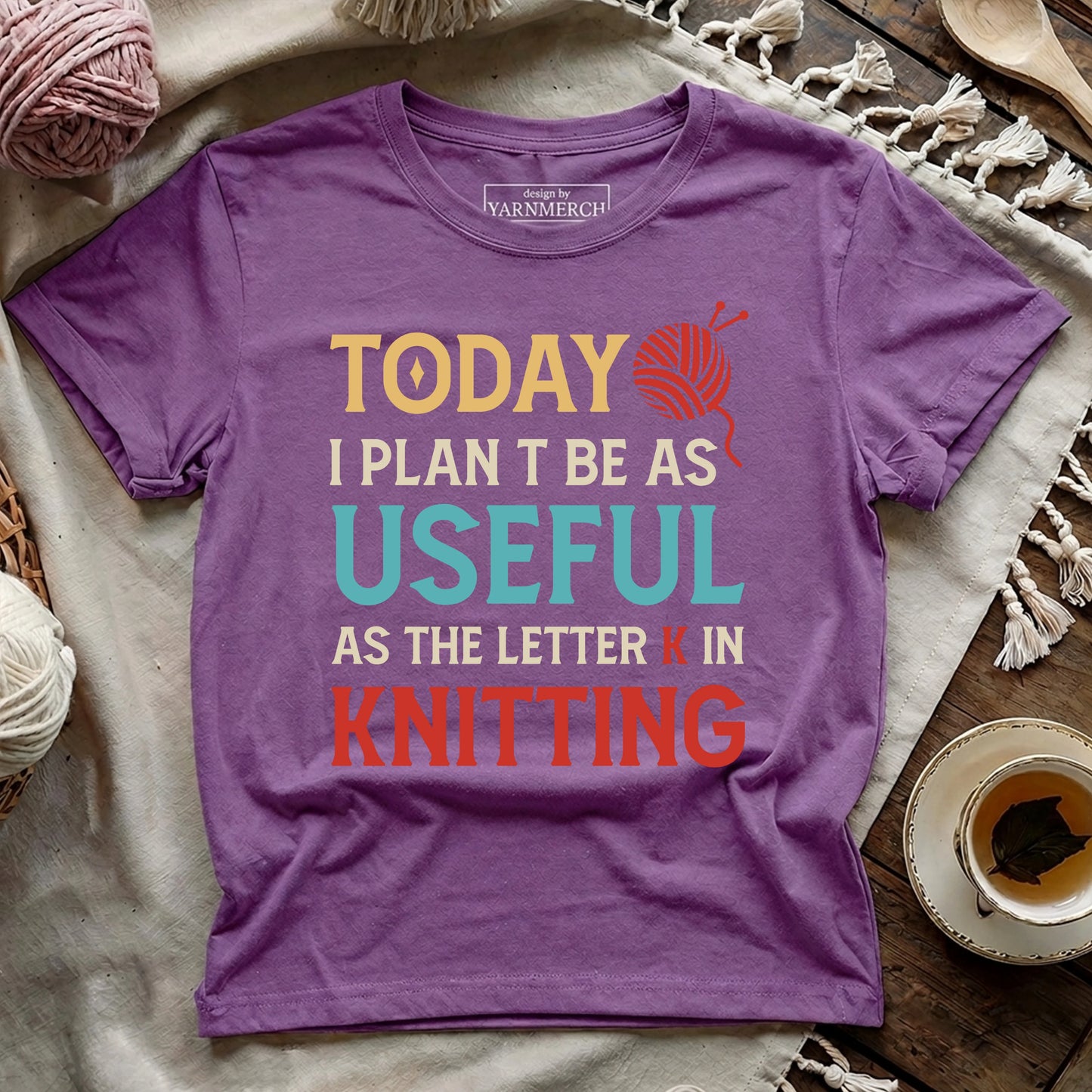 K in Knitting T-shirt