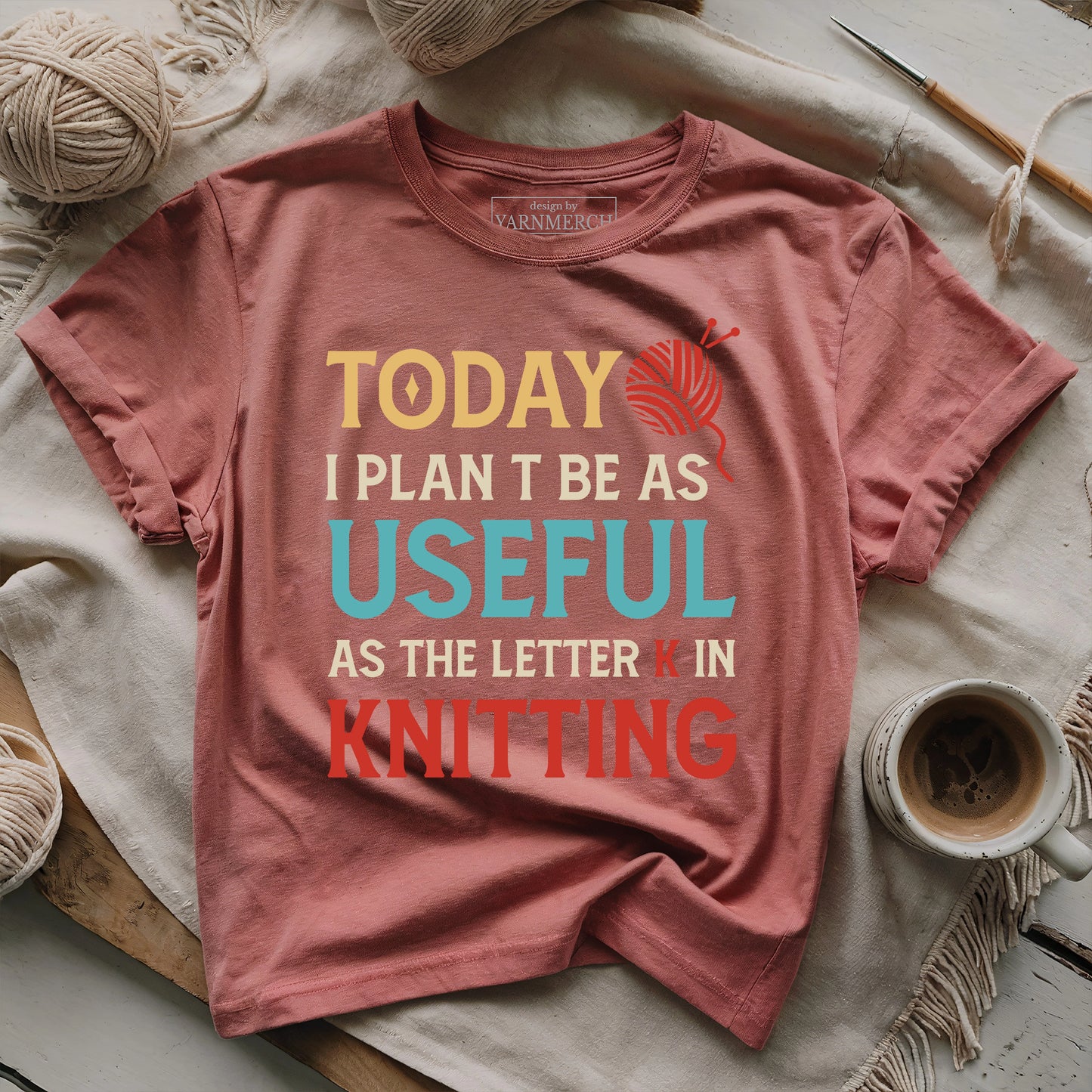 K in Knitting T-shirt