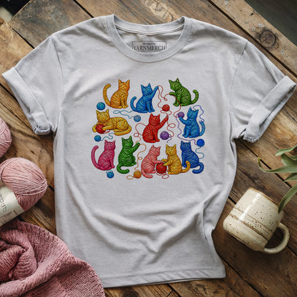 Yarn Cat Parade T-shirt
