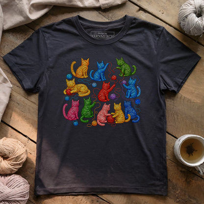 Yarn Cat Parade T-shirt