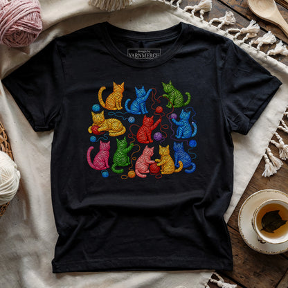 Yarn Cat Parade T-shirt