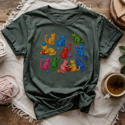Yarn Cat Parade T-shirt