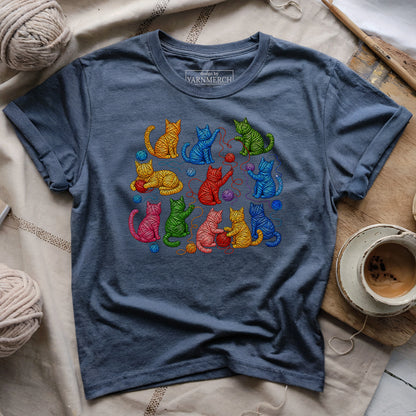 Yarn Cat Parade T-shirt