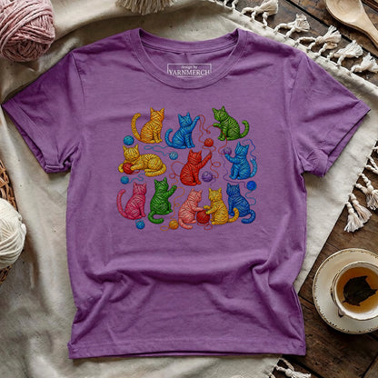 Yarn Cat Parade T-shirt