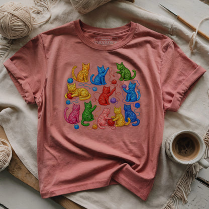 Yarn Cat Parade T-shirt