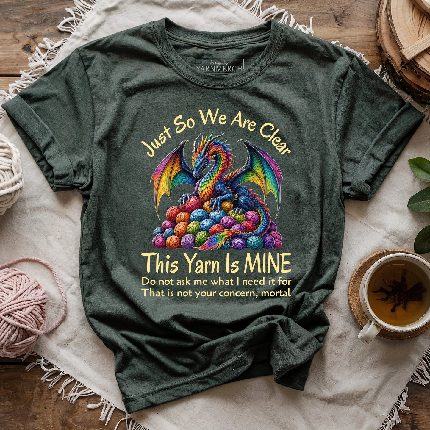 This Yarn Is Mine Dragon T-shirt