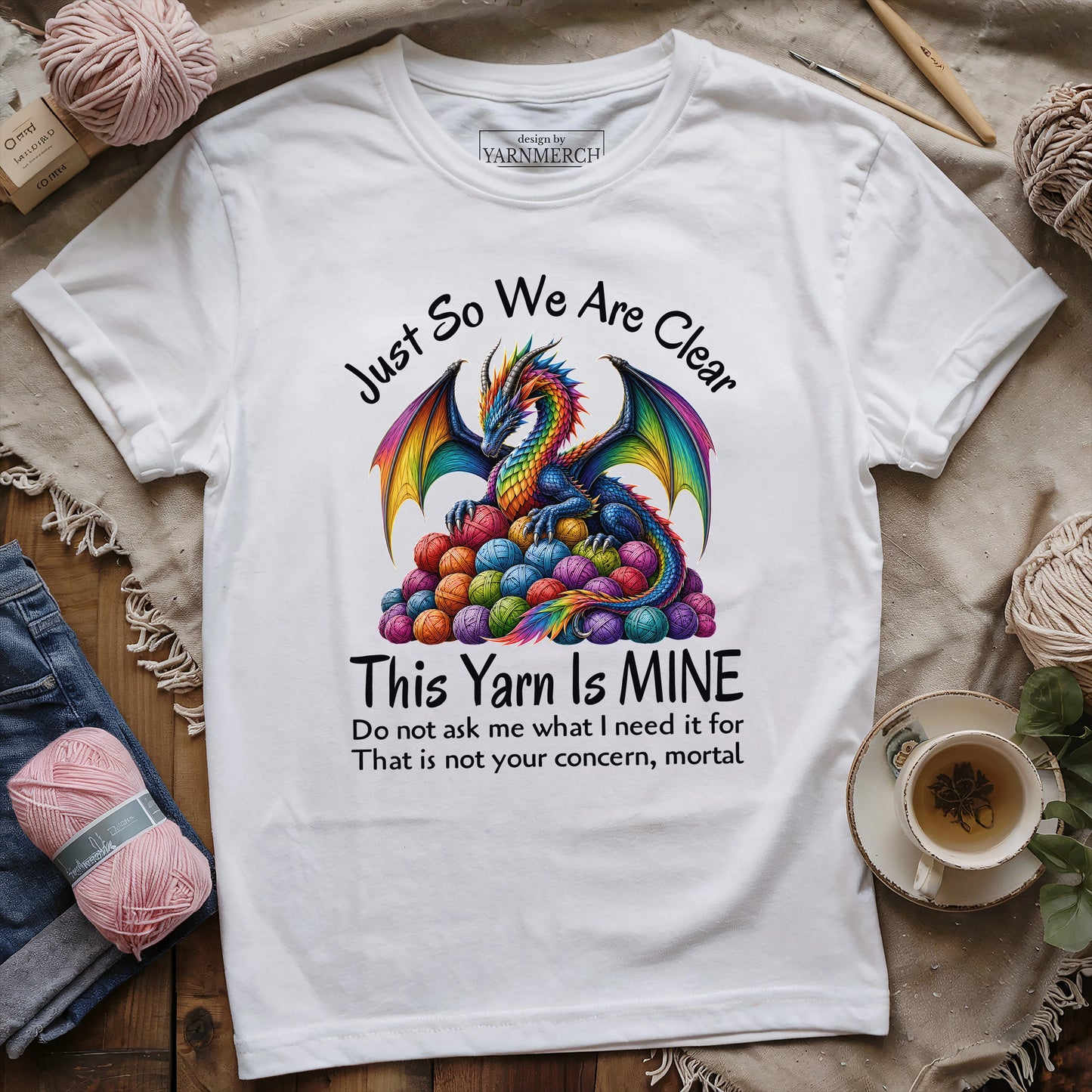 This Yarn Is Mine Dragon T-shirt