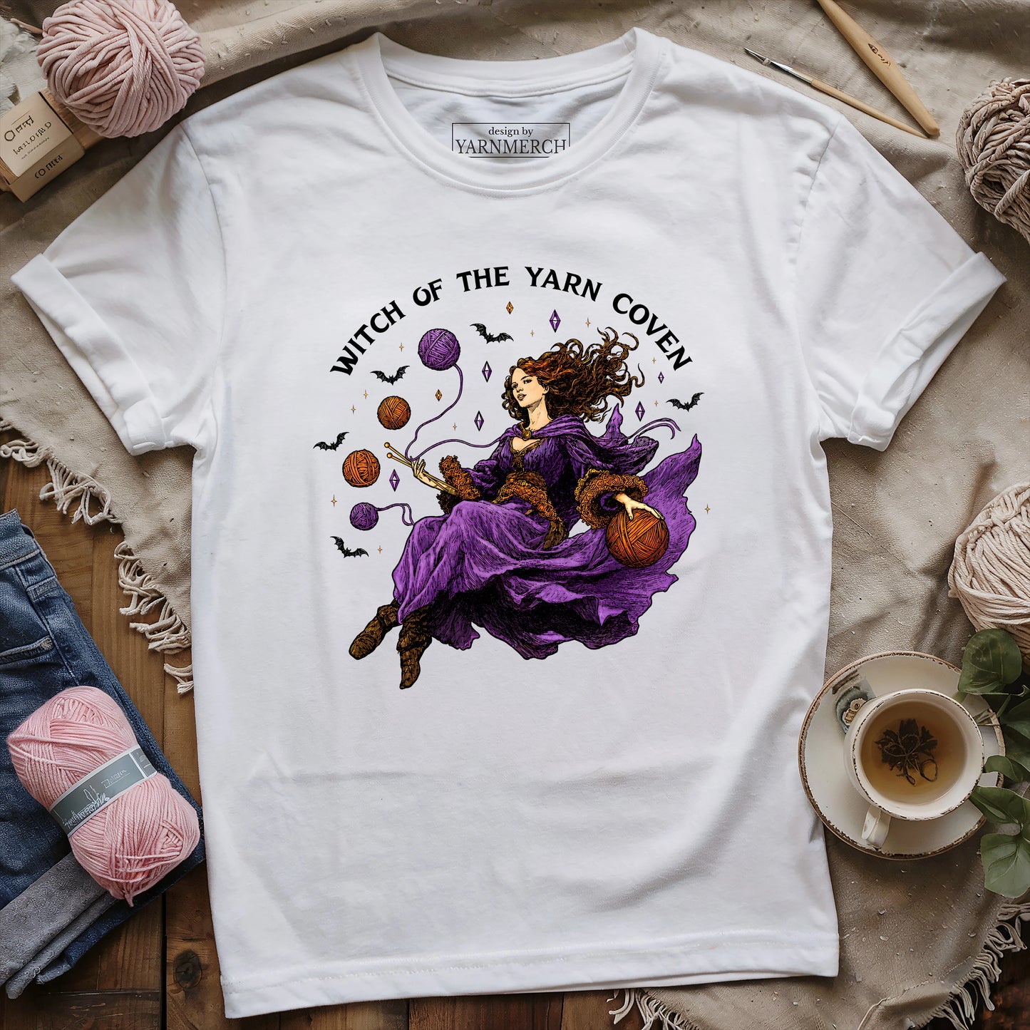 Witch of the Yarn Coven T-shirt