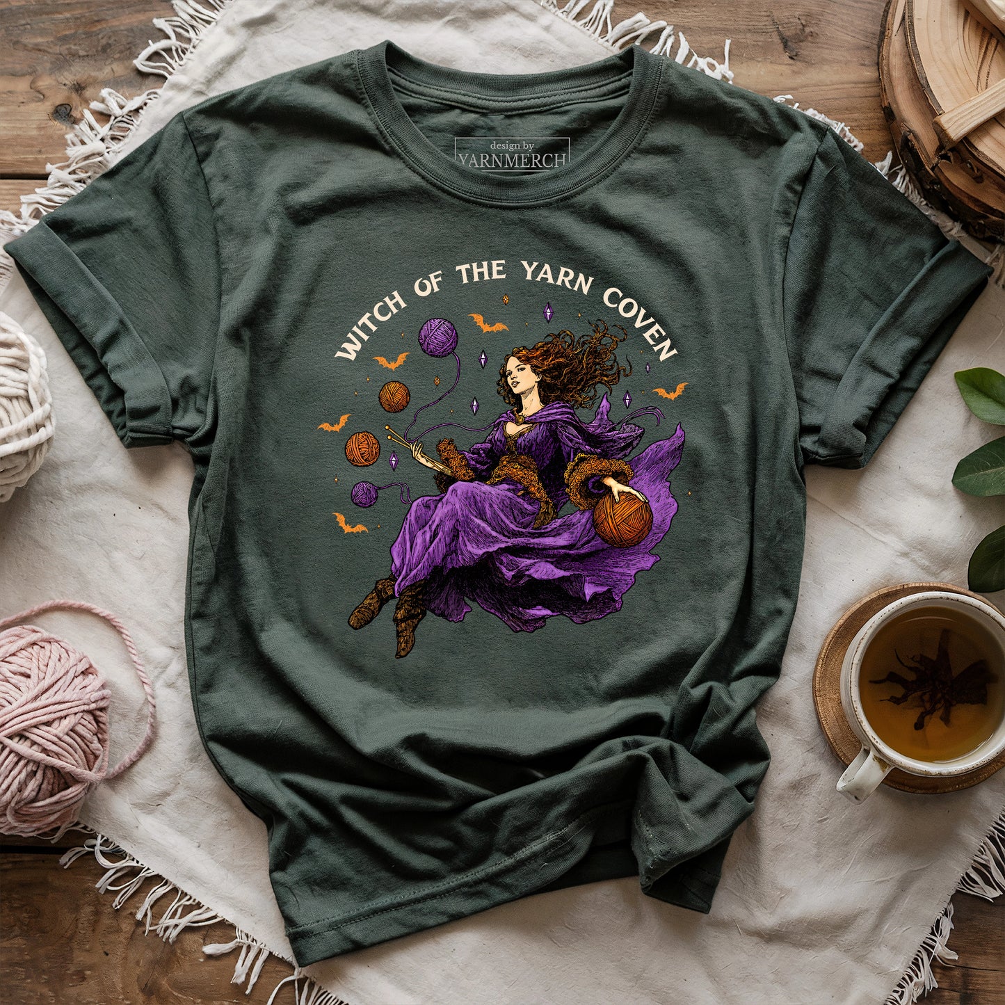 Witch of the Yarn Coven T-shirt