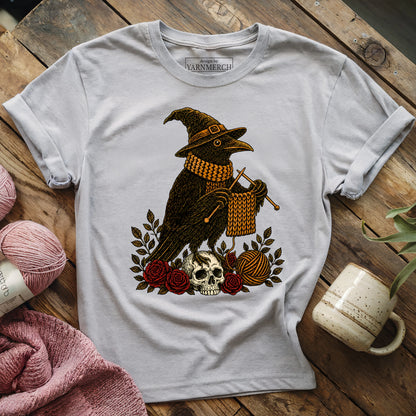 Knitting Raven T-shirt