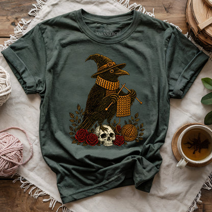 Knitting Raven T-shirt