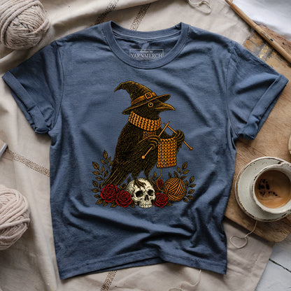 Knitting Raven T-shirt