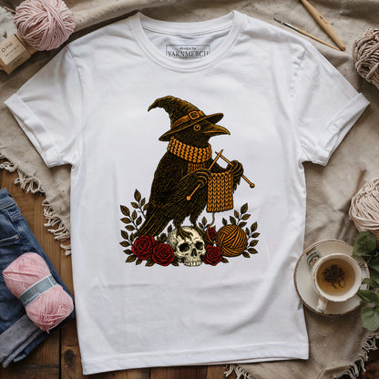 Knitting Raven T-shirt