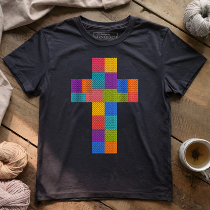 Fair Isle Faith Cross T-shirt