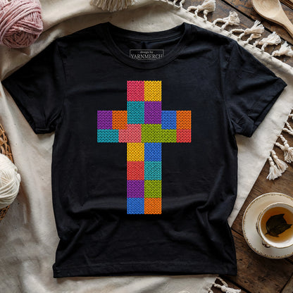 Fair Isle Faith Cross T-shirt