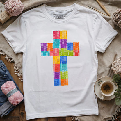 Fair Isle Faith Cross T-shirt