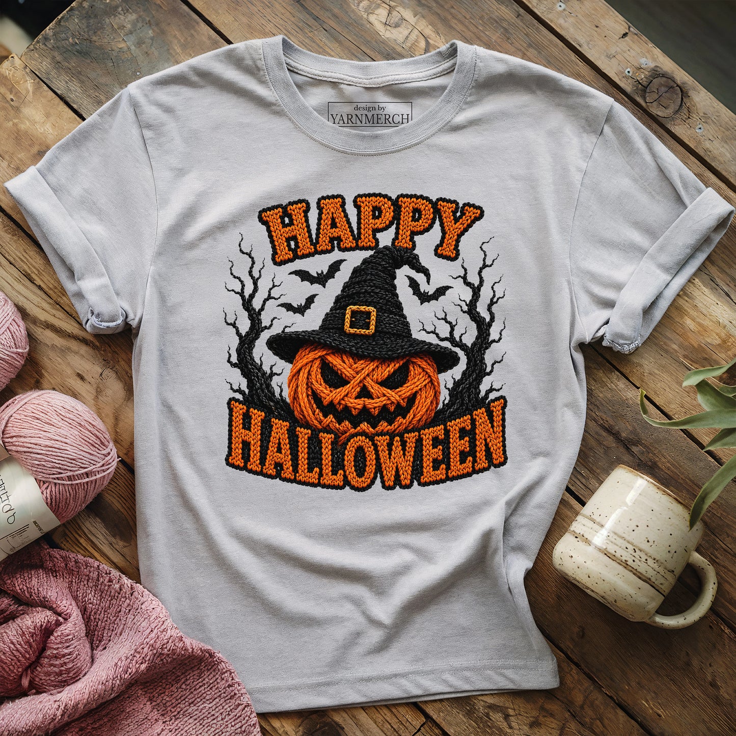 Knitted Pumpkin T-shirt