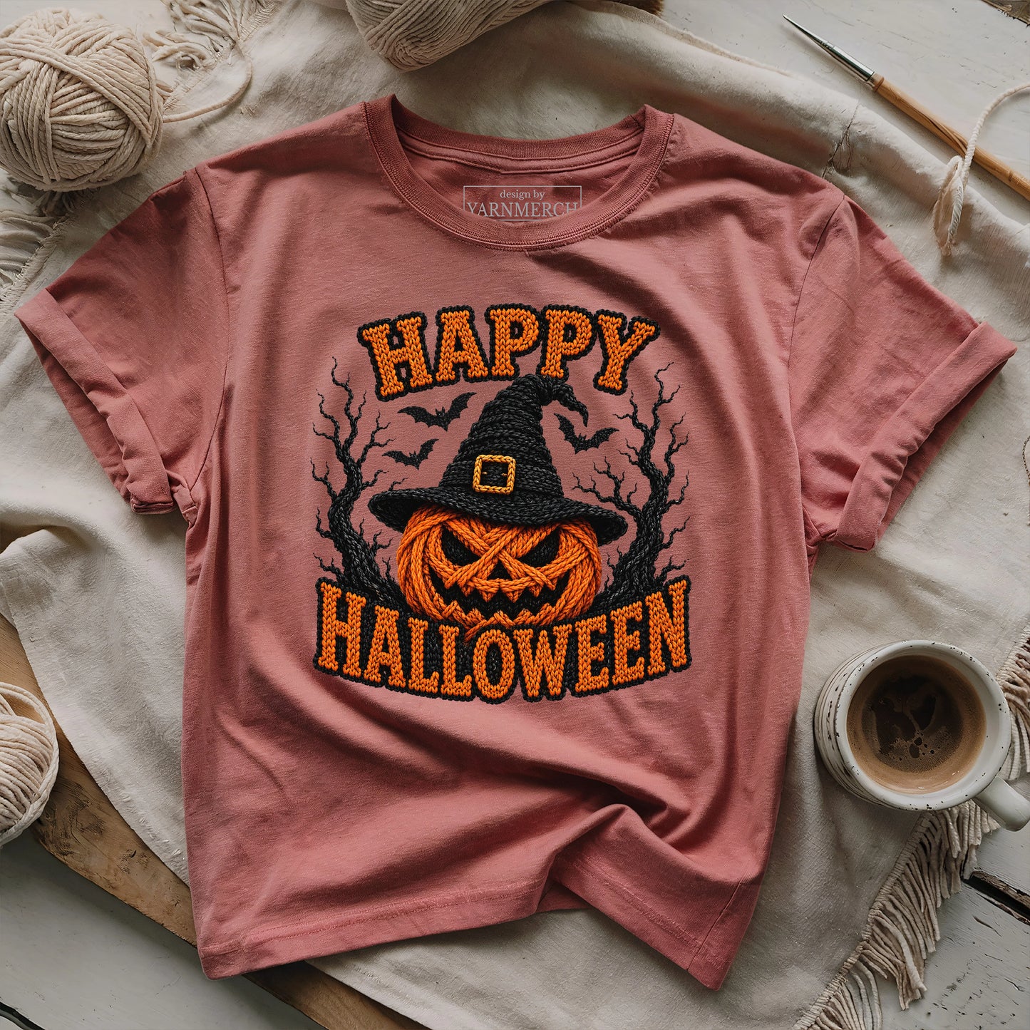 Knitted Pumpkin T-shirt