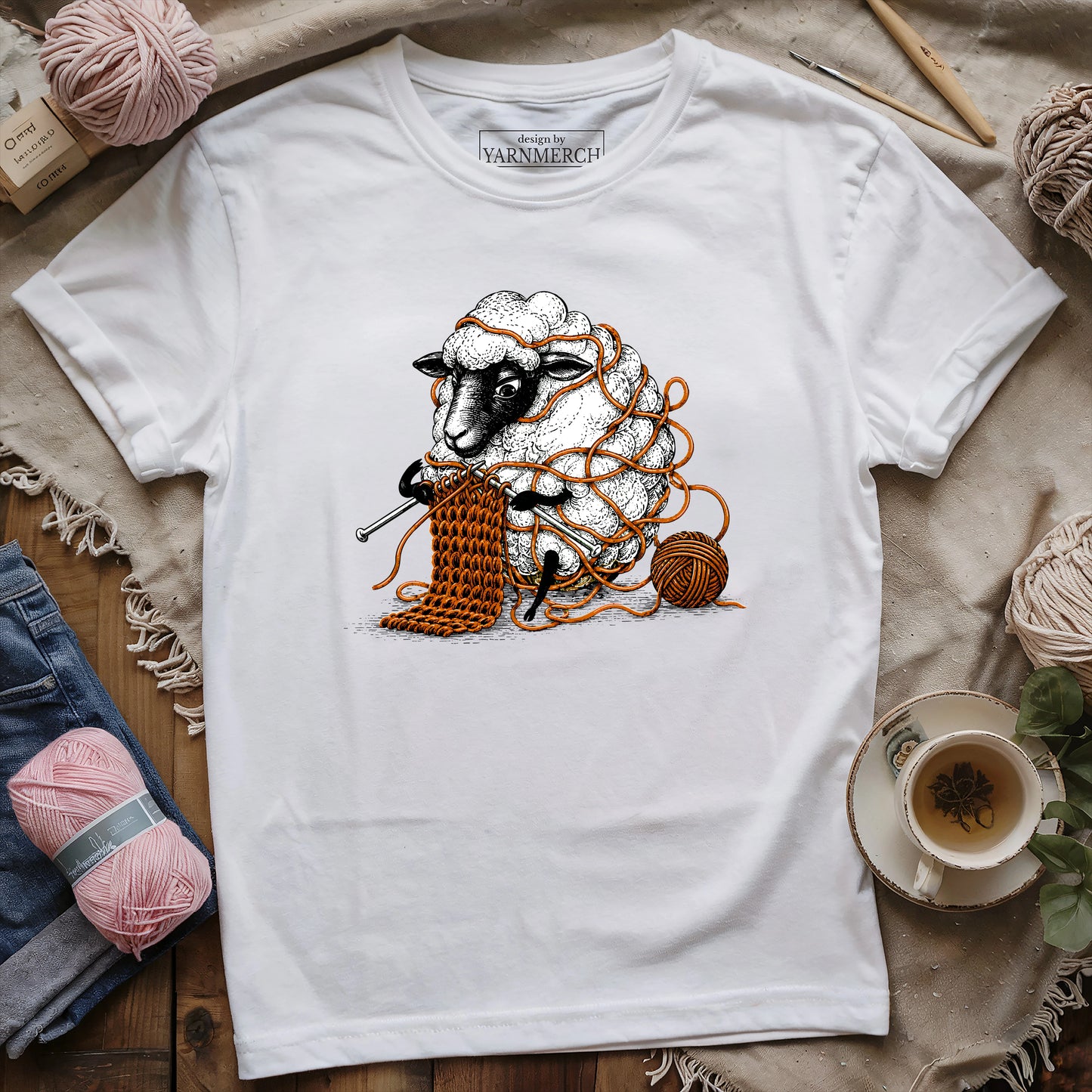 Knitting is Knotty T-shirt