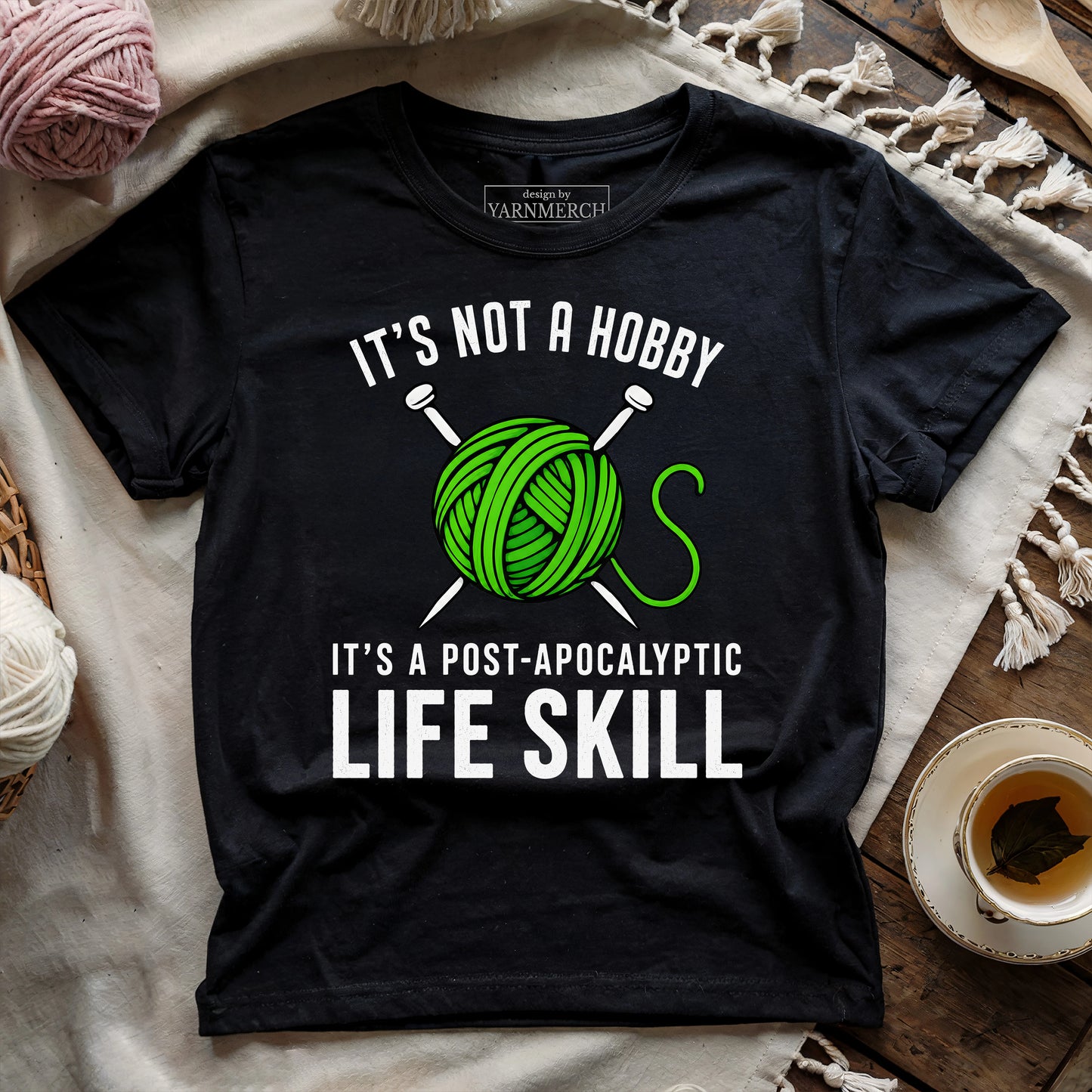 Knitting Survival Skill T-shirt