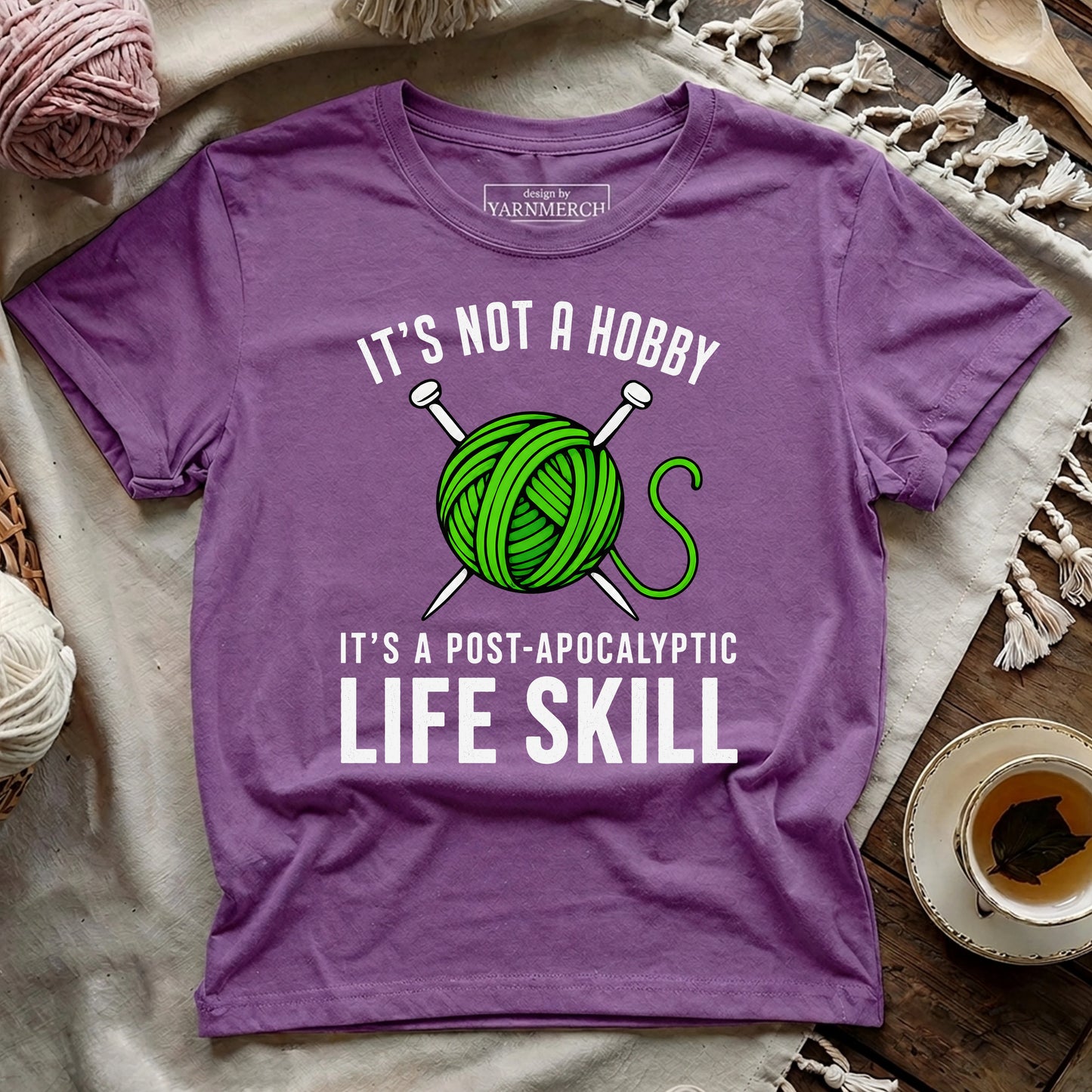 Knitting Survival Skill T-shirt