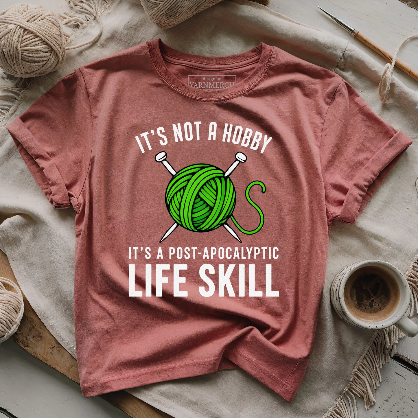 Knitting Survival Skill T-shirt