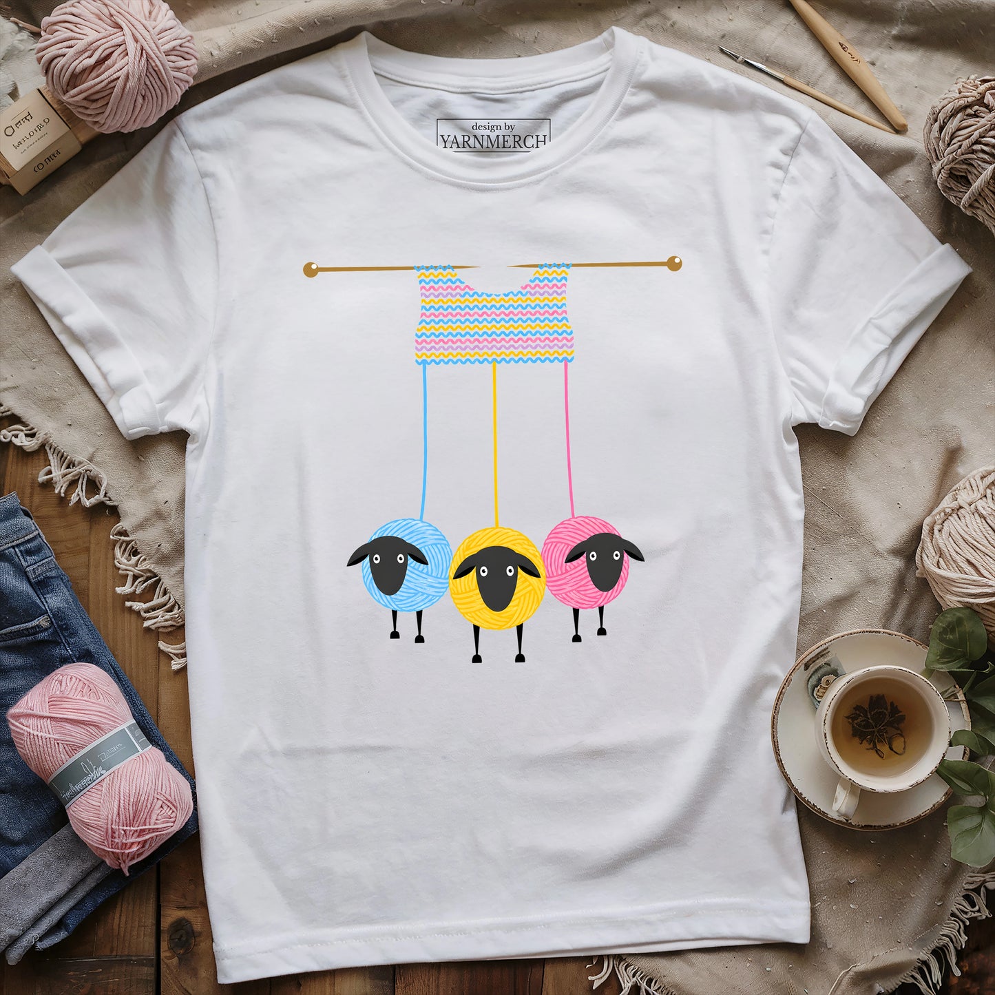 Knitting Sheep T-shirt