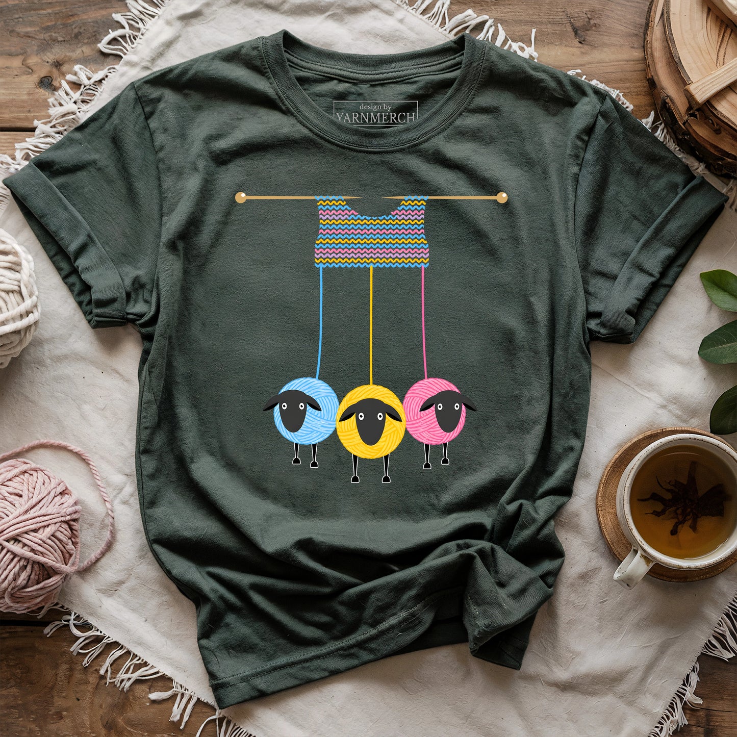 Knitting Sheep T-shirt