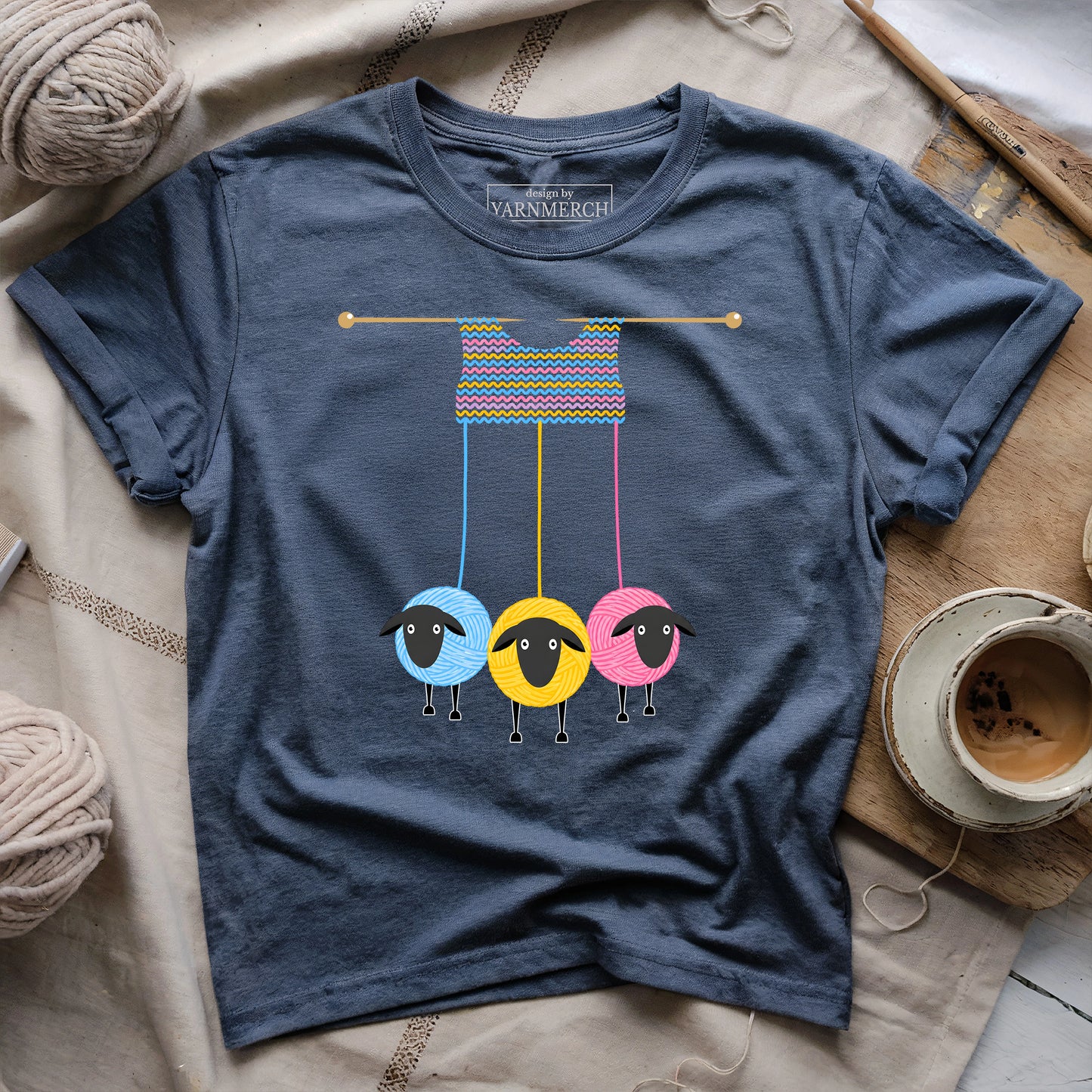Knitting Sheep T-shirt