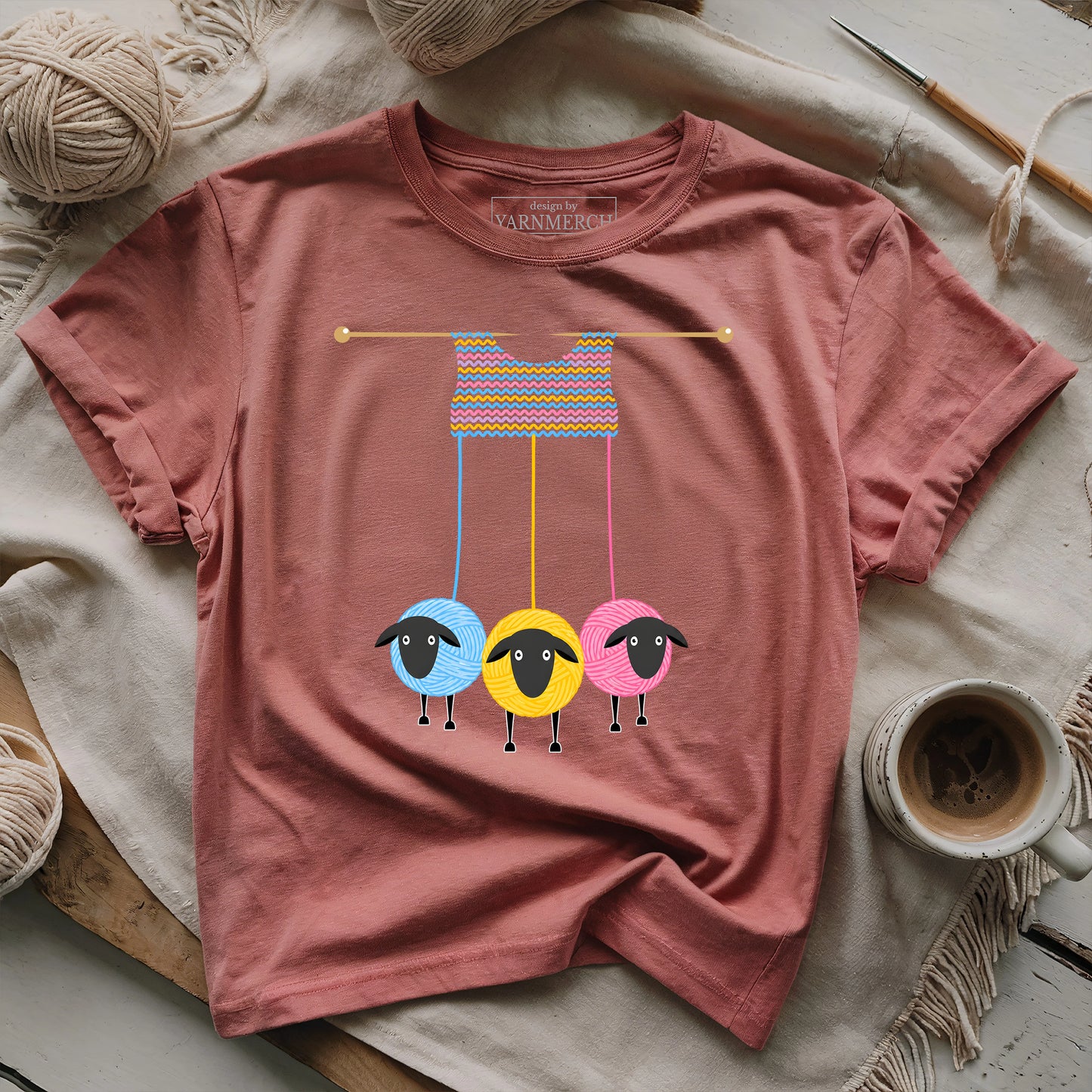 Knitting Sheep T-shirt