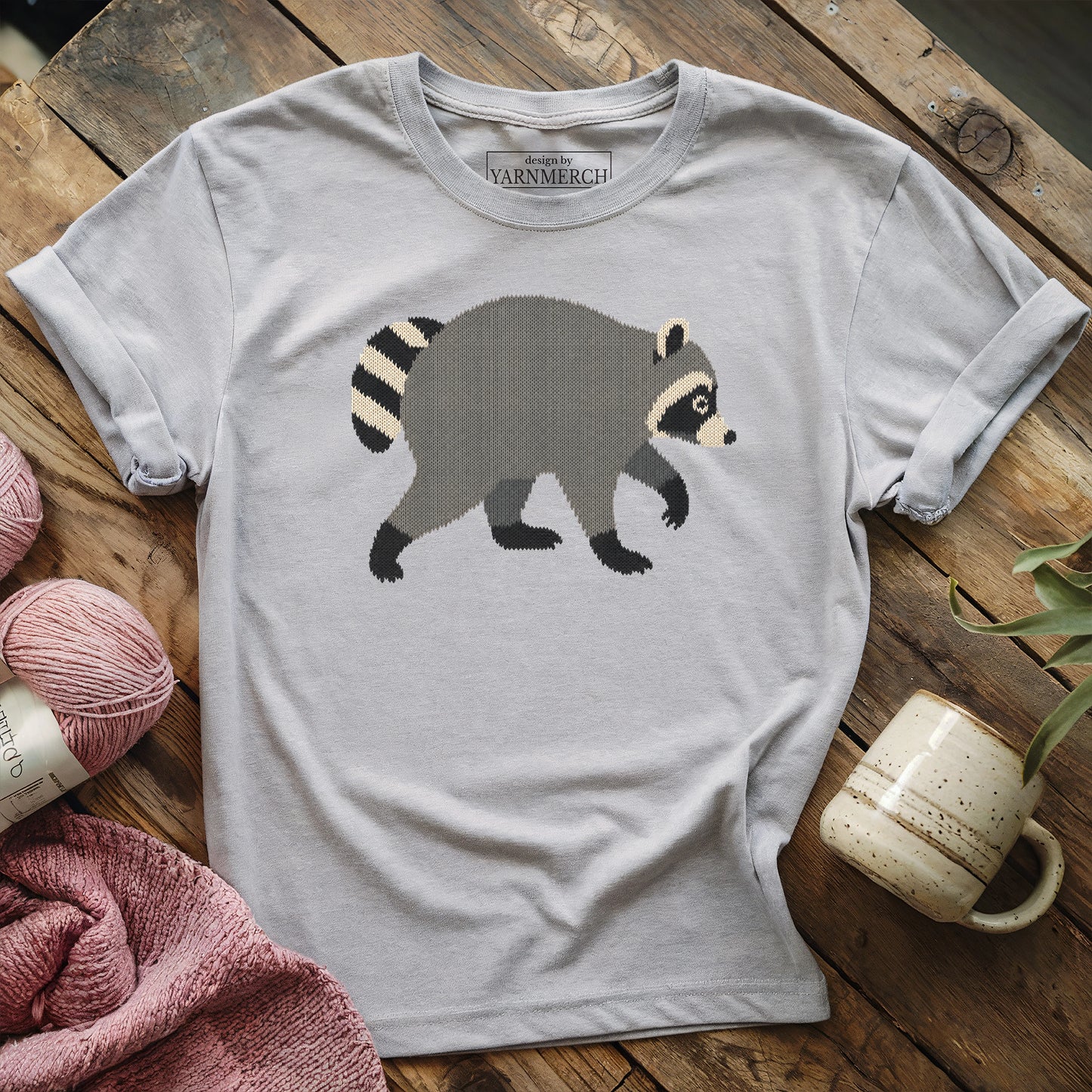 Knitted Jimothy Raccoon T-shirt