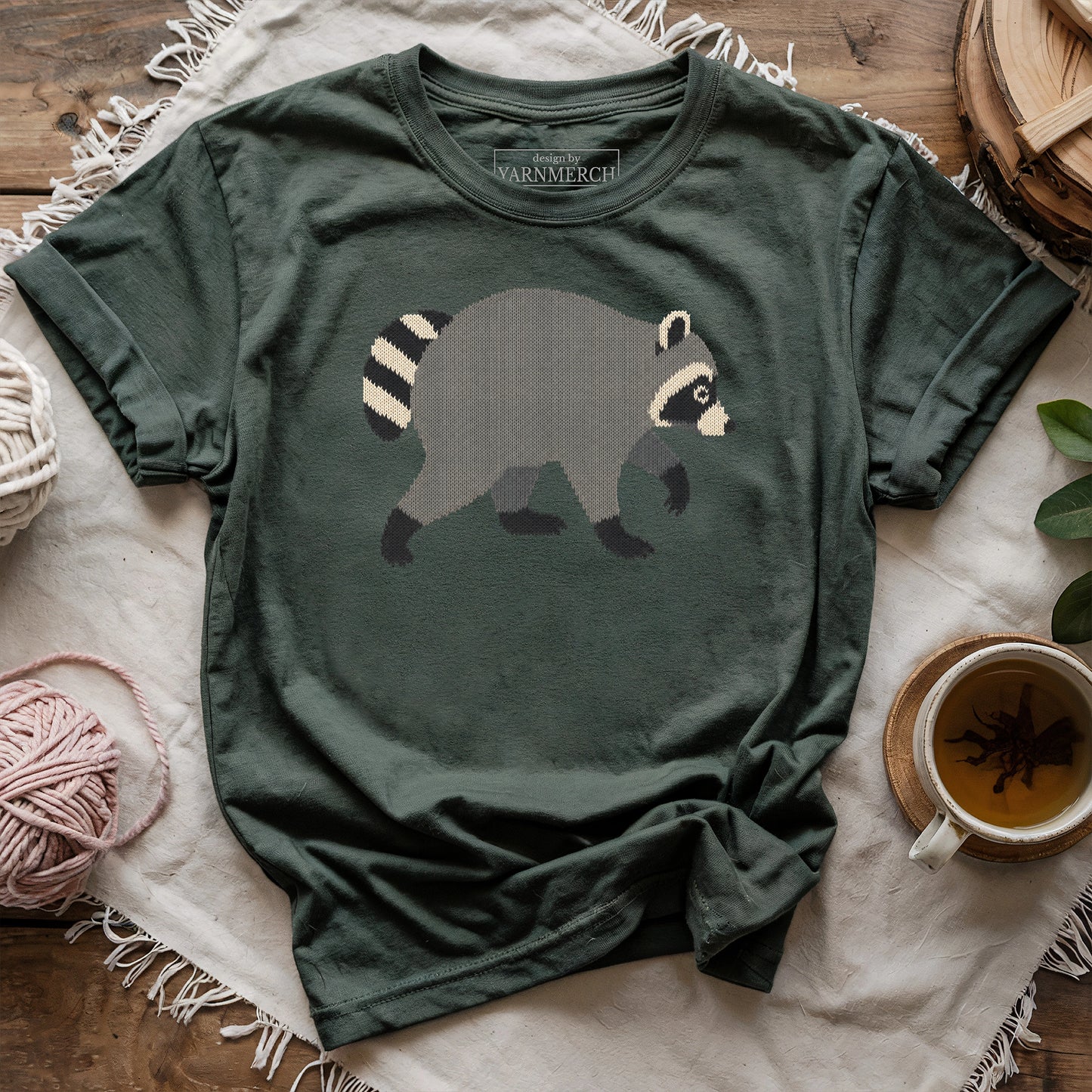 Knitted Jimothy Raccoon T-shirt