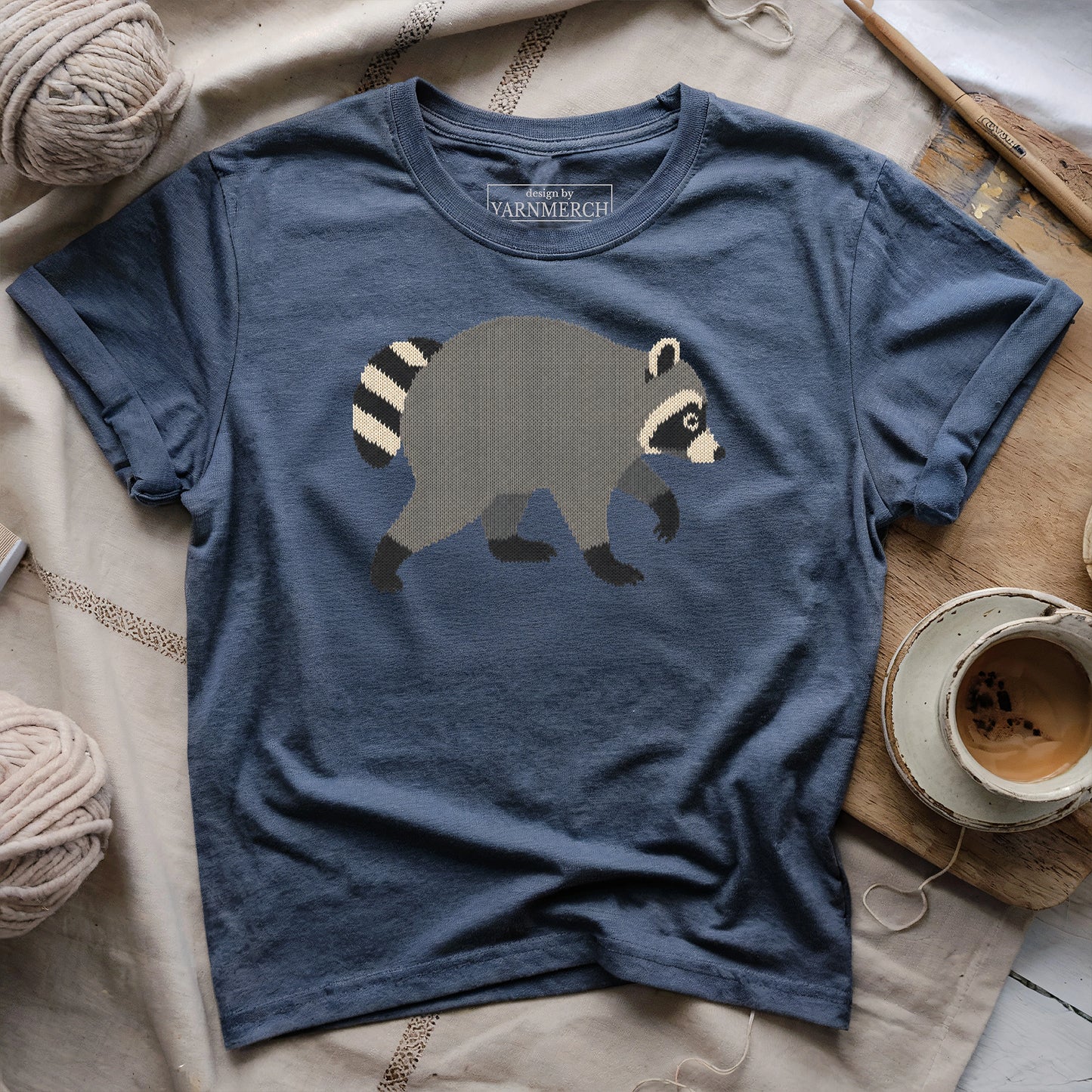 Knitted Jimothy Raccoon T-shirt